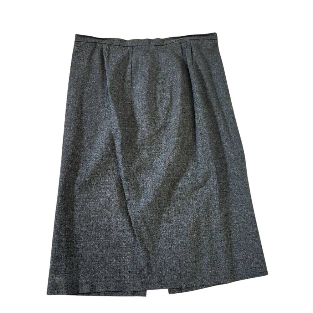Hillard & Hanson Midi Length Suit Skirt Size Medium